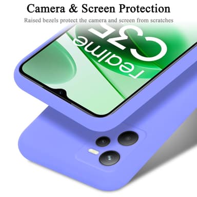 Realme C35 / Narzo 50A PRIME silikondeksel case (lilla)
