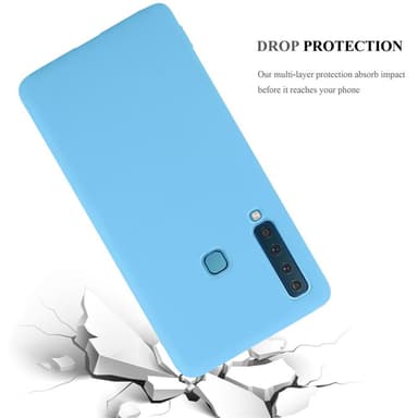 Deksel Samsung Galaxy A9 2018 Silikon cover (blå)