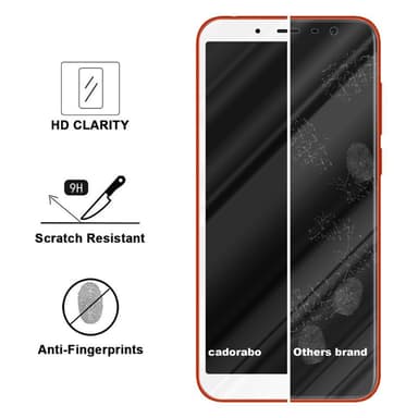 MEIZU M6T Skjermbeskytter Skärmskydd (hvit)