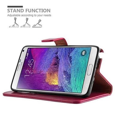 Samsung Galaxy NOTE 4 lommebokdeksel etui (rød)