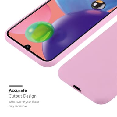 Deksel Samsung Galaxy A70 / A70s Silikon cover (rosa)