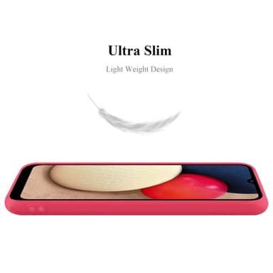 Deksel Samsung Galaxy A02s Silikon cover (rød)