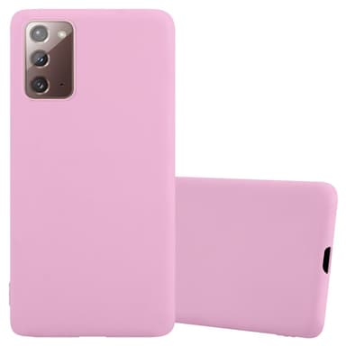 Deksel Samsung Galaxy NOTE 20 Silikon cover (rosa)