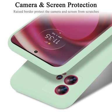 Motorola EDGE 30 FUSION silikondeksel case (grønn)