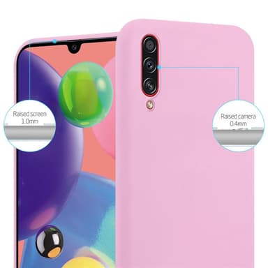 Deksel Samsung Galaxy A70 / A70s Silikon cover (rosa)