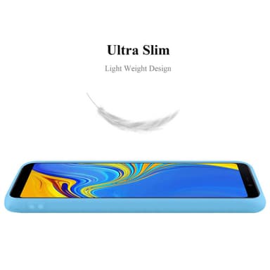Deksel Samsung Galaxy A9 2018 Silikon cover (blå)