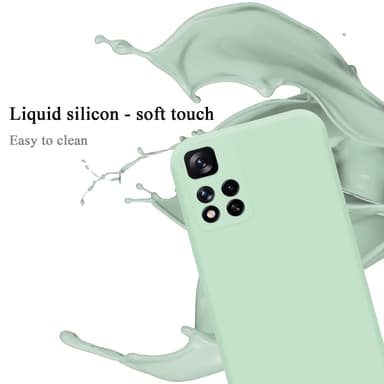 Xiaomi RedMi NOTE 11 PRO+ silikondeksel case (grønn)