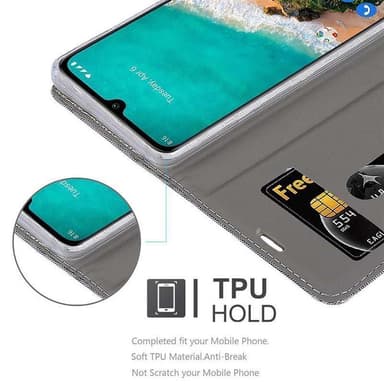 Xiaomi Mi CC9 lommebokdeksel etui (grå)