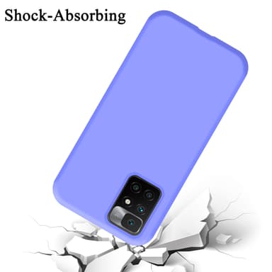 Xiaomi RedMi 10 silikondeksel case (lilla)