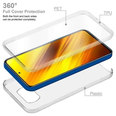 Xiaomi POCO X3 NFC Deksel 360 Case Cover