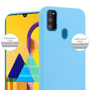 Deksel Samsung Galaxy M21 / M30s Silikon cover (blå)