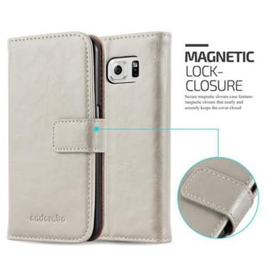 Samsung Galaxy S6 lommebokdeksel etui (brun)