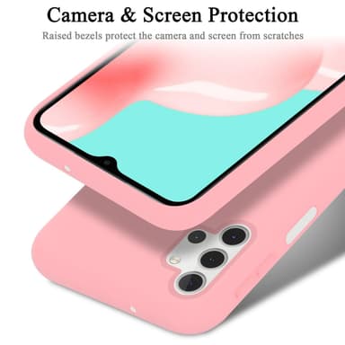 Samsung Galaxy A32 5G silikondeksel case (rosa)