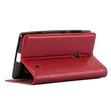 Nokia Lumia 520 / 521 lommebokdeksel case (rød)