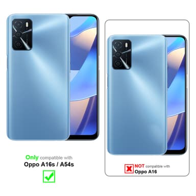 Oppo A16s / A54s silikondeksel case (svart)