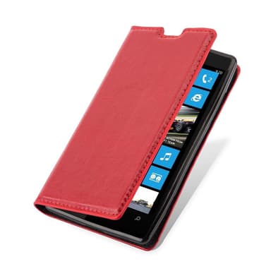 Nokia Lumia 520 / 521 lommebokdeksel case (rød)