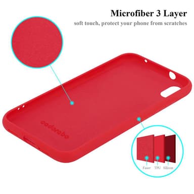 Xiaomi RedMi 7A silikondeksel case (rød)