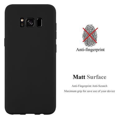 Deksel Samsung Galaxy S8 PLUS Silikon cover (svart)