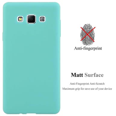 Deksel Samsung Galaxy A7 2015 Silikon cover (blå)