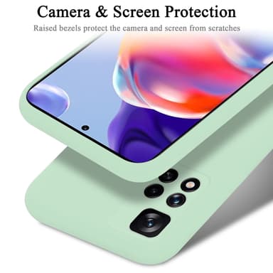 Xiaomi RedMi NOTE 11 PRO+ silikondeksel case (grønn)