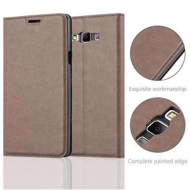 Samsung Galaxy A7 2015 lommebokdeksel case (brun)