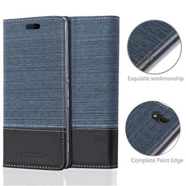 Sony Xperia M4 AQUA lommebokdeksel etui (blå)