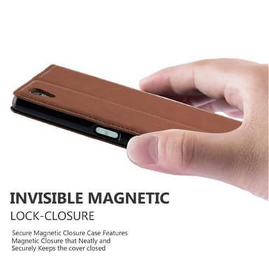 Sony Xperia Z5 lommebokdeksel case (brun)