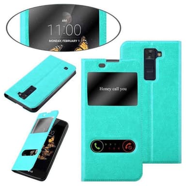 LG K8 2016 lommebokdeksel cover (turkis)