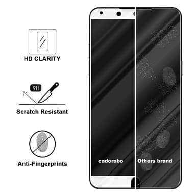 MEIZU 15 Skjermbeskytter Skärmskydd (hvit)