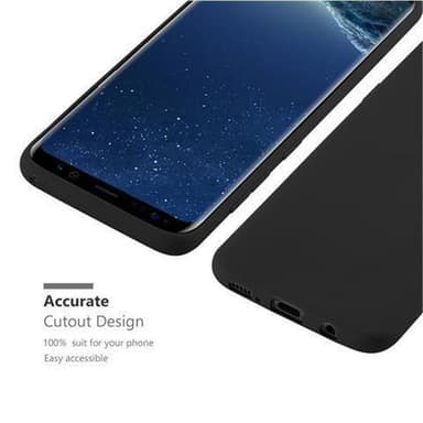 Deksel Samsung Galaxy S8 PLUS Silikon cover (svart)