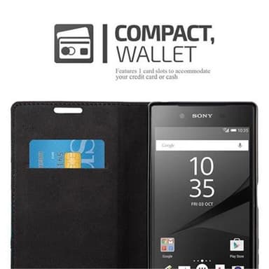 Sony Xperia Z5 lommebokdeksel case (brun)