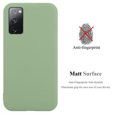 Deksel Samsung Galaxy S20 FE Silikon cover (grønn)