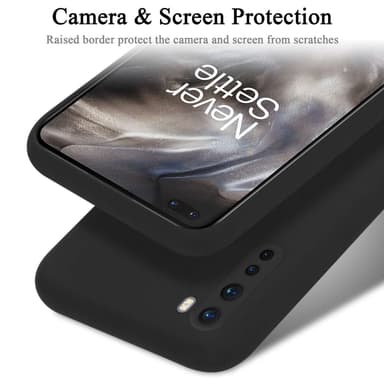 OnePlus Nord silikondeksel case (Svart)