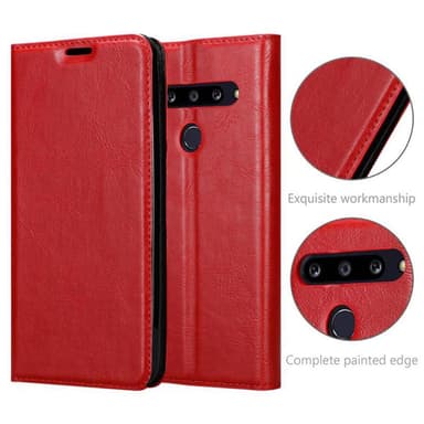 LG G8S lommebokdeksel case (rød)