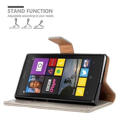 Nokia Lumia 1020 lommebokdeksel etui (brun)