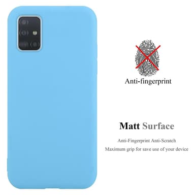 Deksel Samsung Galaxy A72 4G / 5G Silikon cover (blå)
