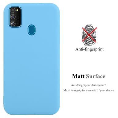 Deksel Samsung Galaxy M21 / M30s Silikon cover (blå)