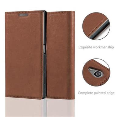 Sony Xperia Z5 lommebokdeksel case (brun)