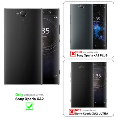 Sony Xperia XA2 lommebokdeksel Blomster (lilla)