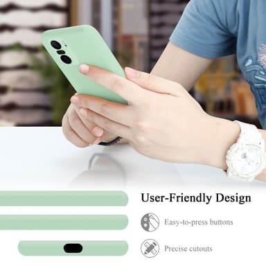 Xiaomi Mi 11i / POCO F3 silikondeksel case (grønn)