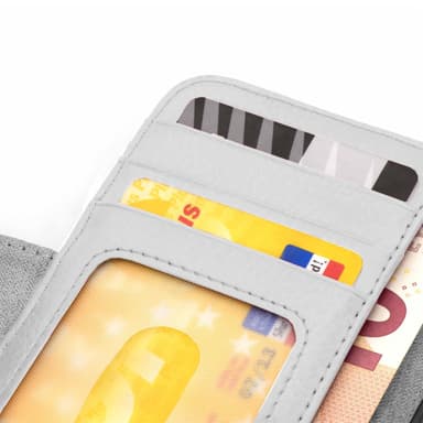 iPhone 13 PRO MAX lommebokdeksel case (hvit)