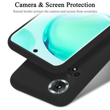 Honor 50 / Huawei NOVA 9 silikondeksel case (Svart)