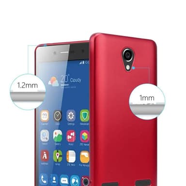 Deksel ZTE Blade L7 Case Cover (rød)