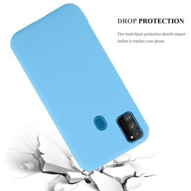 Deksel Samsung Galaxy M21 / M30s Silikon cover (blå)