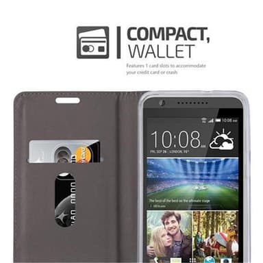 HTC Desire 820 lommebokdeksel etui (grå)