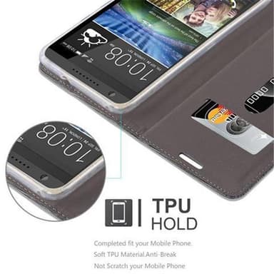 HTC Desire 820 lommebokdeksel etui (grå)