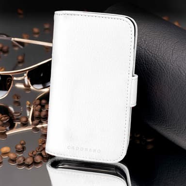 iPhone 13 PRO MAX lommebokdeksel case (hvit)