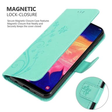 Samsung Galaxy A10 / M10 lommebokdeksel Blomster