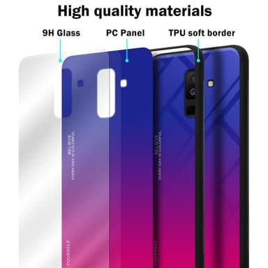 Deksel Samsung Galaxy A6 PLUS 2018 Case Cover (svart)