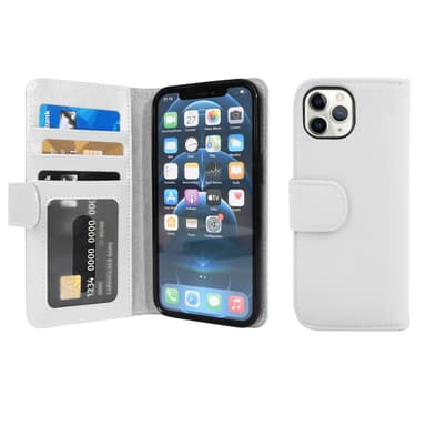 iPhone 13 PRO MAX lommebokdeksel case (hvit)